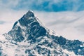 The Machhapuchhre (Fish Tail) in Nepal Royalty Free Stock Photo