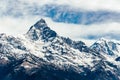 The Machhapuchhre (Fish Tail) in Nepal Royalty Free Stock Photo