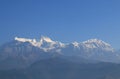 Machhapuchhre Himalaya mountain landscape Annapurna Pokhara Nepal Royalty Free Stock Photo