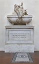 Machiavellis Tomb at Basilica of Santa Croce. Flor Royalty Free Stock Photo