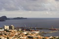 Machico harbor Royalty Free Stock Photo