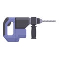 Machine electric hammer icon cartoon vector. Work house