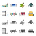 Machine, equipment, spinning, and other web icon in cartoon,monochrome style., Appliances, inventory, textiles icons in