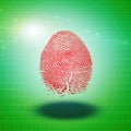 Machine Fingerprint Royalty Free Stock Photo