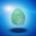 Machine Fingerprint Royalty Free Stock Photo