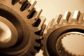 Machine gears or cogs Royalty Free Stock Photo