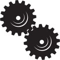 Machine Gears Vector Illustration Royalty Free Stock Photo