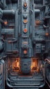 Machine graphics in brutalist style celebrating innovation and preparation for tech events.