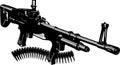 Machine gun Royalty Free Stock Photo