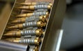 Machine gun bullets Royalty Free Stock Photo