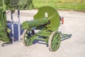 Machine gun green color Maxim system