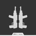Machine guns icon for web and mobile Royalty Free Stock Photo