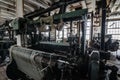 machine hall in spinning mill