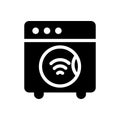 Machine vector glyph flat  icon Royalty Free Stock Photo