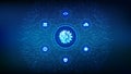 Machine learning. AI Artificial Intelligence. Deep learning. Data mining, Big Data, algorithm, neural network. Background with