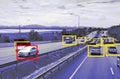 Machine Learning and AI to Identify Objects technology, Royalty Free Stock Photo