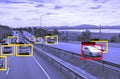 Machine Learning and AI to Identify Objects technology, Royalty Free Stock Photo