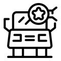 Machine learning algorithm using artificial intelligence to achieve a goal Royalty Free Stock Photo