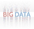 Machine learning algorithm visualization. Royalty Free Stock Photo