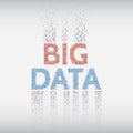 Machine learning algorithm visualization. Royalty Free Stock Photo