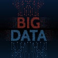 Machine learning algorithm visualization. Royalty Free Stock Photo