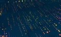 Machine learning, artificial intelligence, AI, deep learning blockchain neural network Royalty Free Stock Photo