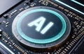 Machine learning , artificial intelligence, ai, deep learning blockchain neural network concept. AI, Artificial Intelligence Royalty Free Stock Photo