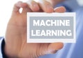 Machine Learning - artificial intelligence concept Royalty Free Stock Photo