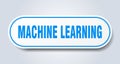 machine learning sticker. Royalty Free Stock Photo