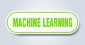 machine learning sticker. Royalty Free Stock Photo
