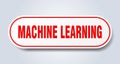machine learning sticker. Royalty Free Stock Photo