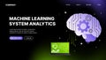 Machine Learning System Analytics Website Landing Page Template