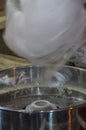 Machine for making cotton candy Royalty Free Stock Photo