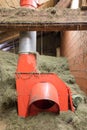 Machine for making hay bales