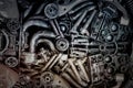 Machine part background Royalty Free Stock Photo