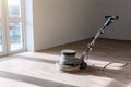 Machine for polishing parquet Royalty Free Stock Photo