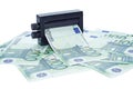 Machine print money Royalty Free Stock Photo