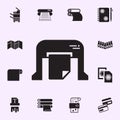 machine for printing newspapers icon. Print house icons universal set for web and mobile Royalty Free Stock Photo