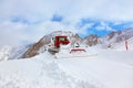 Machine for skiing slope preparations at Kaprun Austria