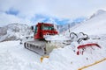 Machine for skiing slope preparations at Kaprun Austria