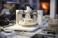 Machine three-dimensional plastic printer future printing technology tool engineering 3d concept model design