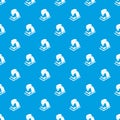 Machine tool pattern vector seamless blue