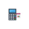Machine vector flat colour icon Royalty Free Stock Photo