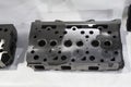 machined head cylinder from iron casting ; close up Royalty Free Stock Photo