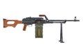 Machinegun automatic, side view Royalty Free Stock Photo