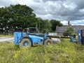 Machinery, abandoned on waste ground in, Shipley, Yorkshire Royalty Free Stock Photo