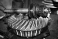 Shaft of car automatic transmission Royalty Free Stock Photo