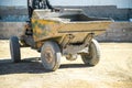 Dumper machine loaded with concrete Royalty Free Stock Photo