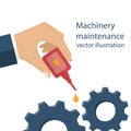 Machinery maintenance vector