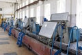 Machinery for sewage filtration from solid impurities at wastewater treatment plant